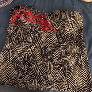 Strapless tankini bathing suit top